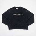 Womens CARHARTT WIP Painter Sweatshirt in Black — main view