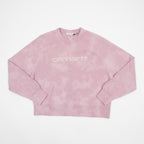 Womens CARHARTT WIP Painter Sweatshirt in Hortensia Pink — main view