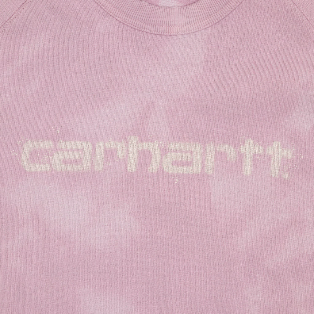 womens-carhartt-wip-painter-sweatshirt-hortensia-pink — alternative angle