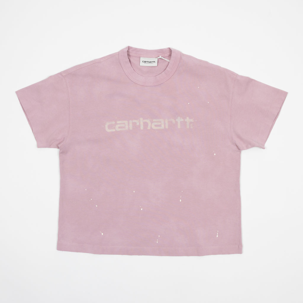 Womens CARHARTT WIP Painter T-Shirt in Hortensia Pink — main view