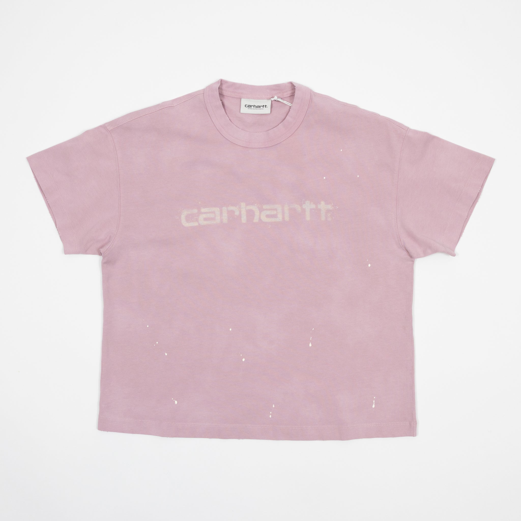 Womens CARHARTT WIP Painter T-Shirt in Hortensia Pink — main view