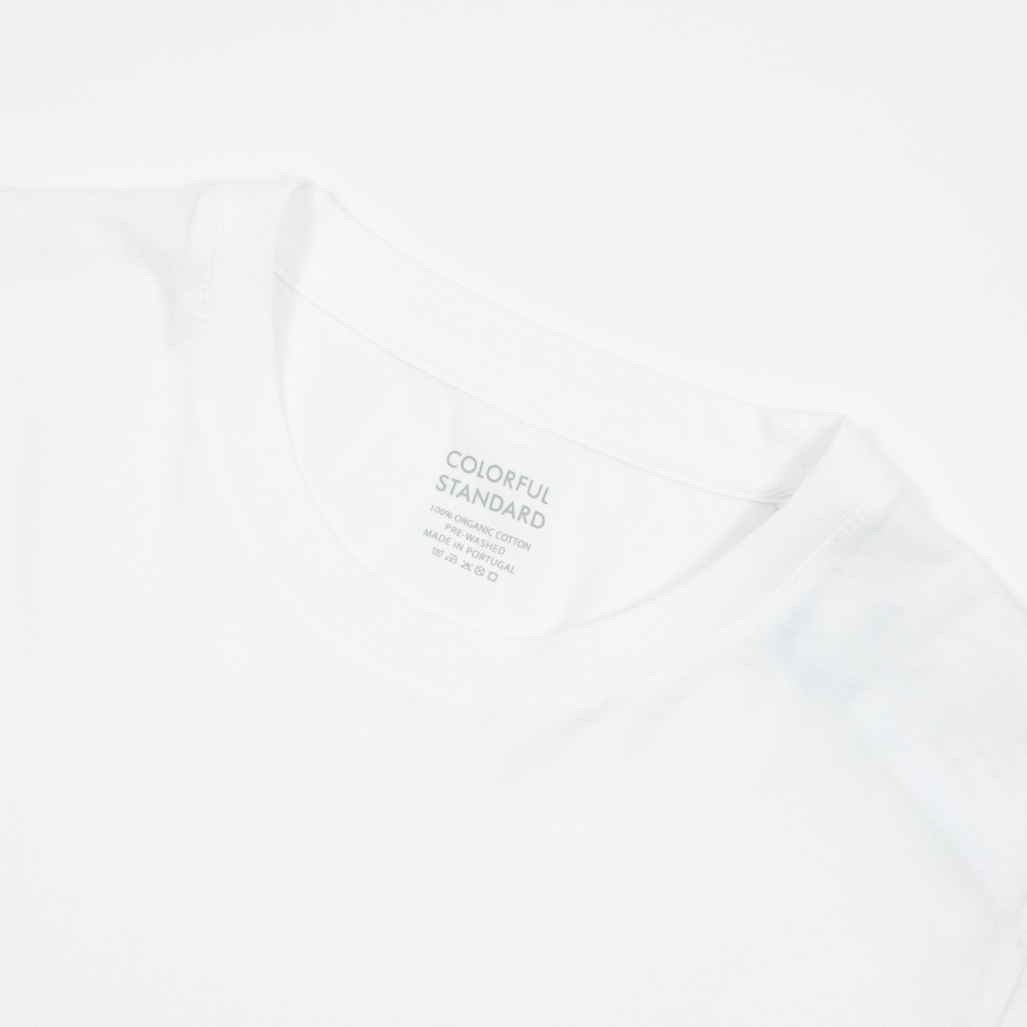 Womens COLORFUL STANDARD Organic Boxy Crop Tee in Optical White