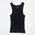 Womens COLORFUL STANDARD Organic Rib Tank Top in Deep Black