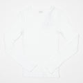 Womens COLORFUL STANDARD Organic Rib Long Sleeve T-Shirt in Optical White