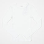 Womens COLORFUL STANDARD Organic Rib Long Sleeve T-Shirt in Optical White