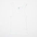 Womens COLORFUL STANDARD Organic Rib Tank Top in Optical White