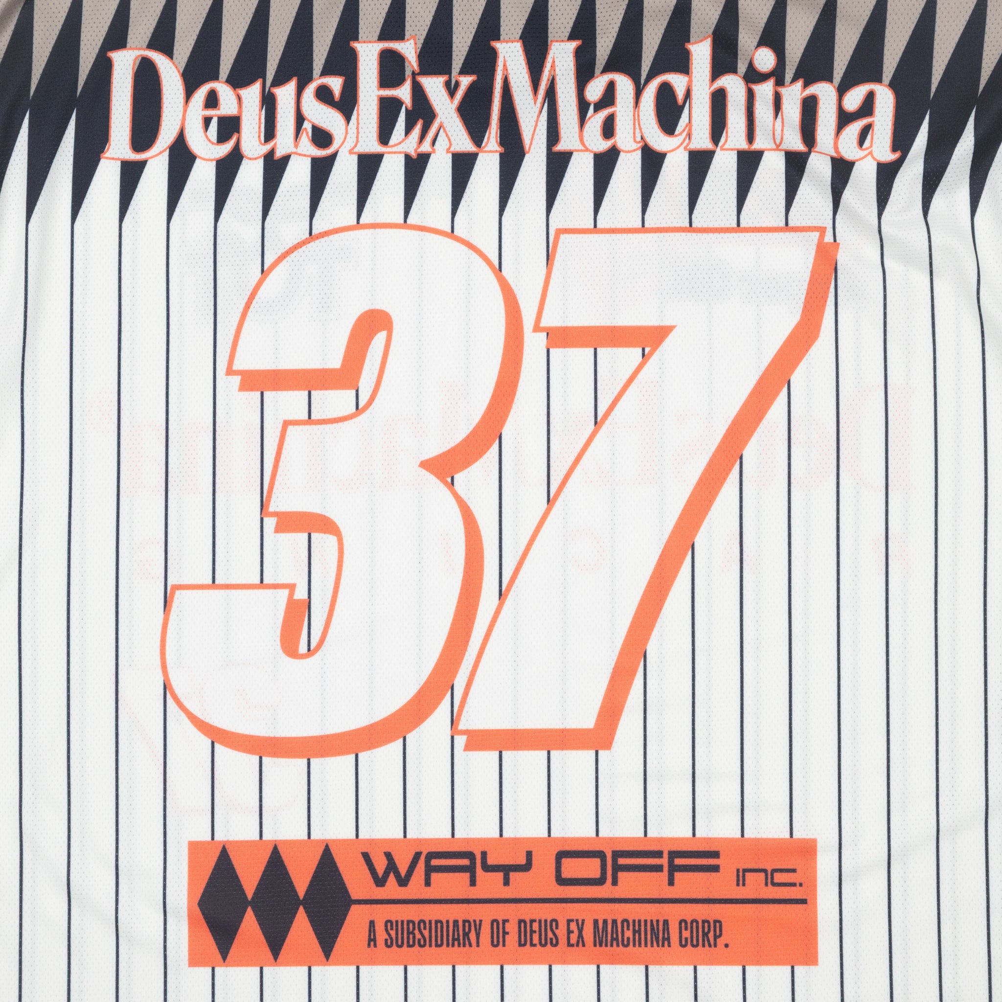 Womens DEUS EX MACHINA Arrii Moto Jersey in FLAME WHISPER WHITE