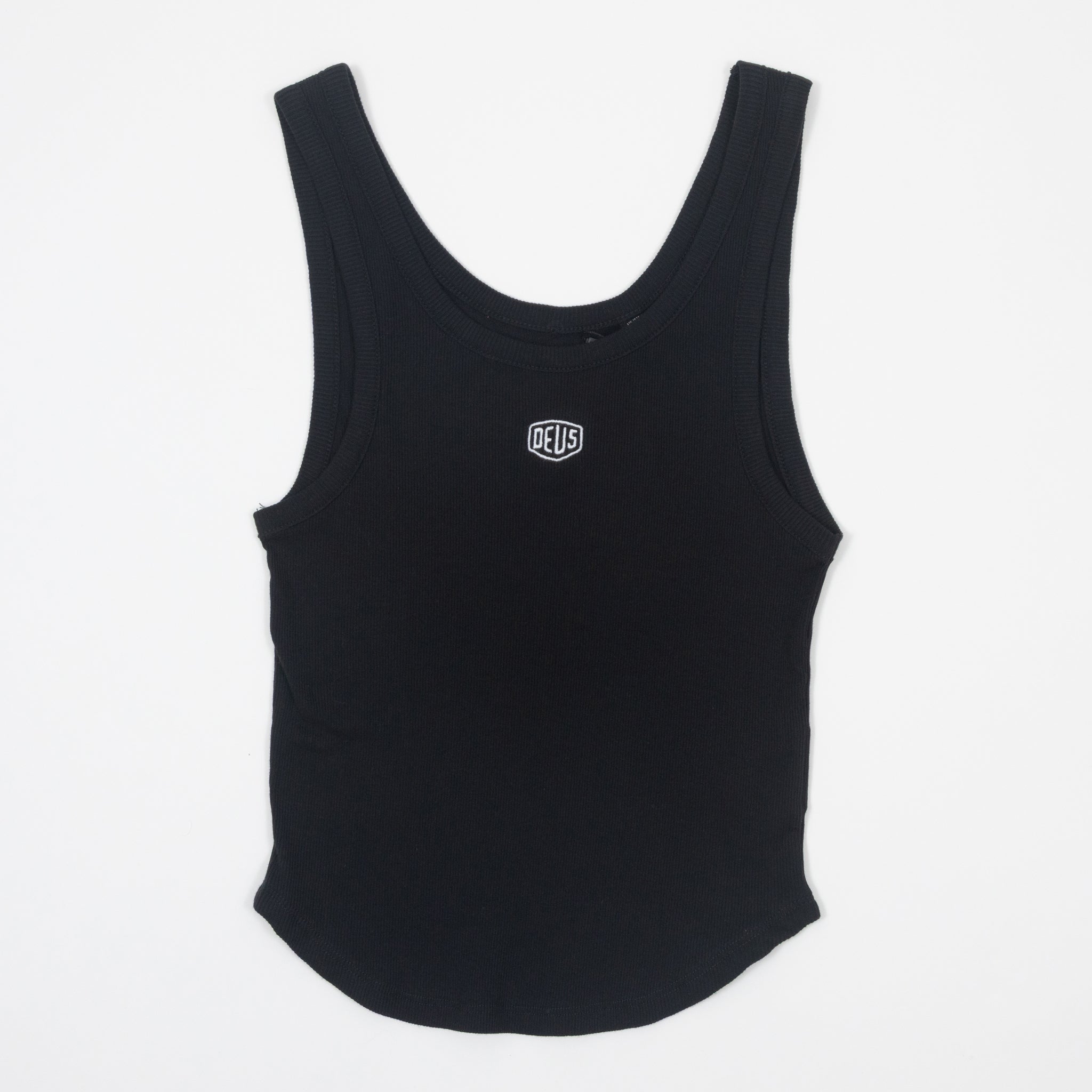 Womens DEUS EX MACHINA June Shield Tank in BLACK