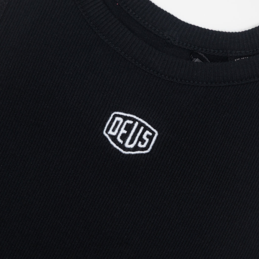 Womens DEUS EX MACHINA June Shield Tank in BLACK