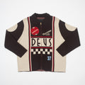DEUS EX MACHINA Monte Carlo Knit Cardigan in JAVA BROWN