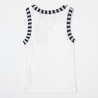 Womens DEUS EX MACHINA Rally Sheild Tank in ANTIQUE WHITE
