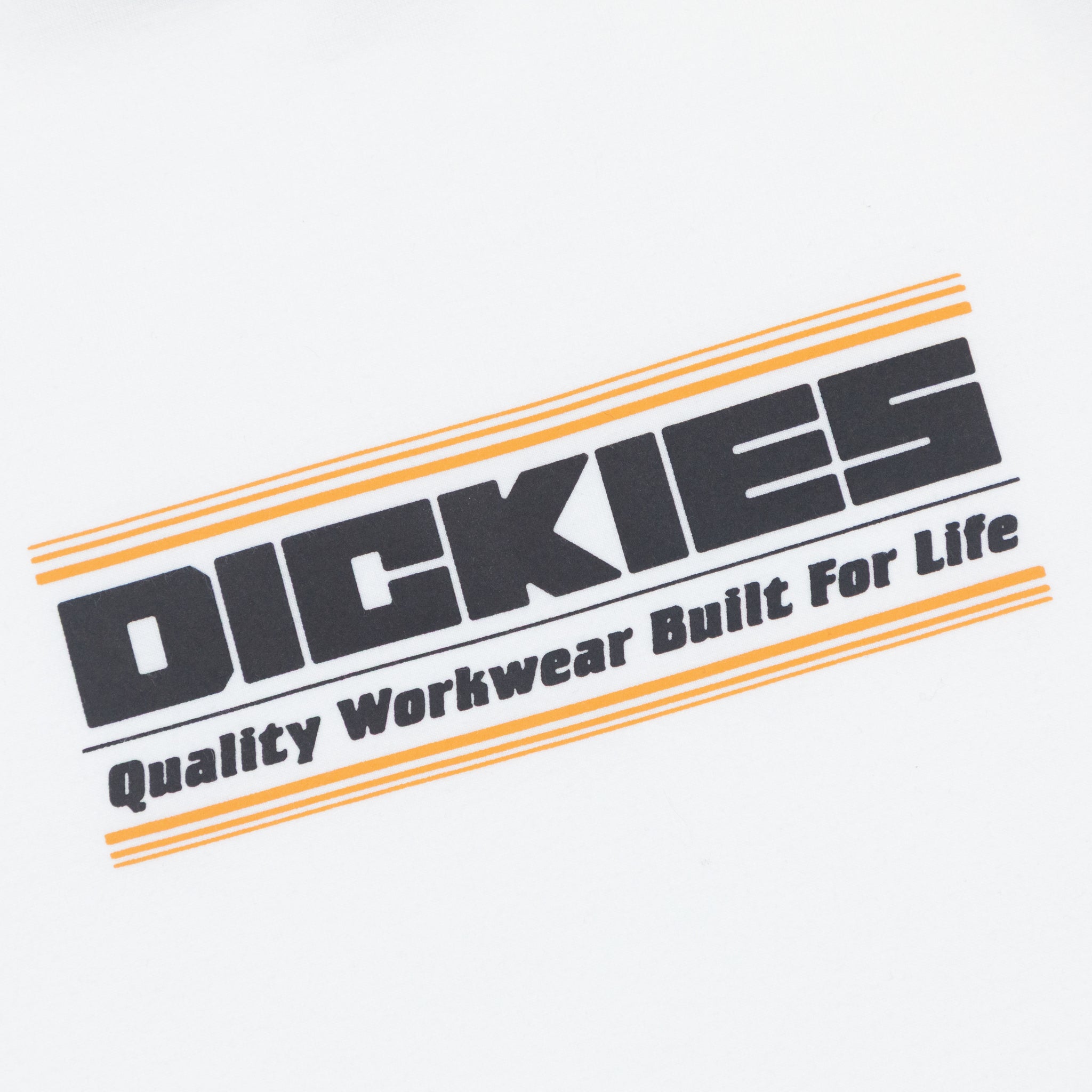 Womens DICKIES Derby Raglan Short Sleeved T-Shirt in OFF WHITE