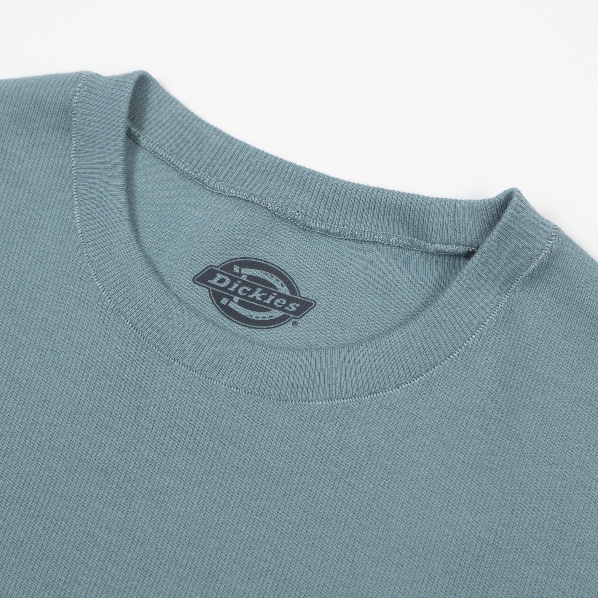 Womens DICKIES Gladevile Short Sleeve T-Shirt in STORMY SEA