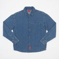 Womens DICKIES Lightweight Long Sleeve Denim Shirt in CLASSIC BLUE