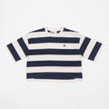 Womens FILA Genoa Boxy Cropped Tee in NAVY