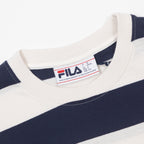 Womens FILA Genoa Boxy Cropped Tee in NAVY