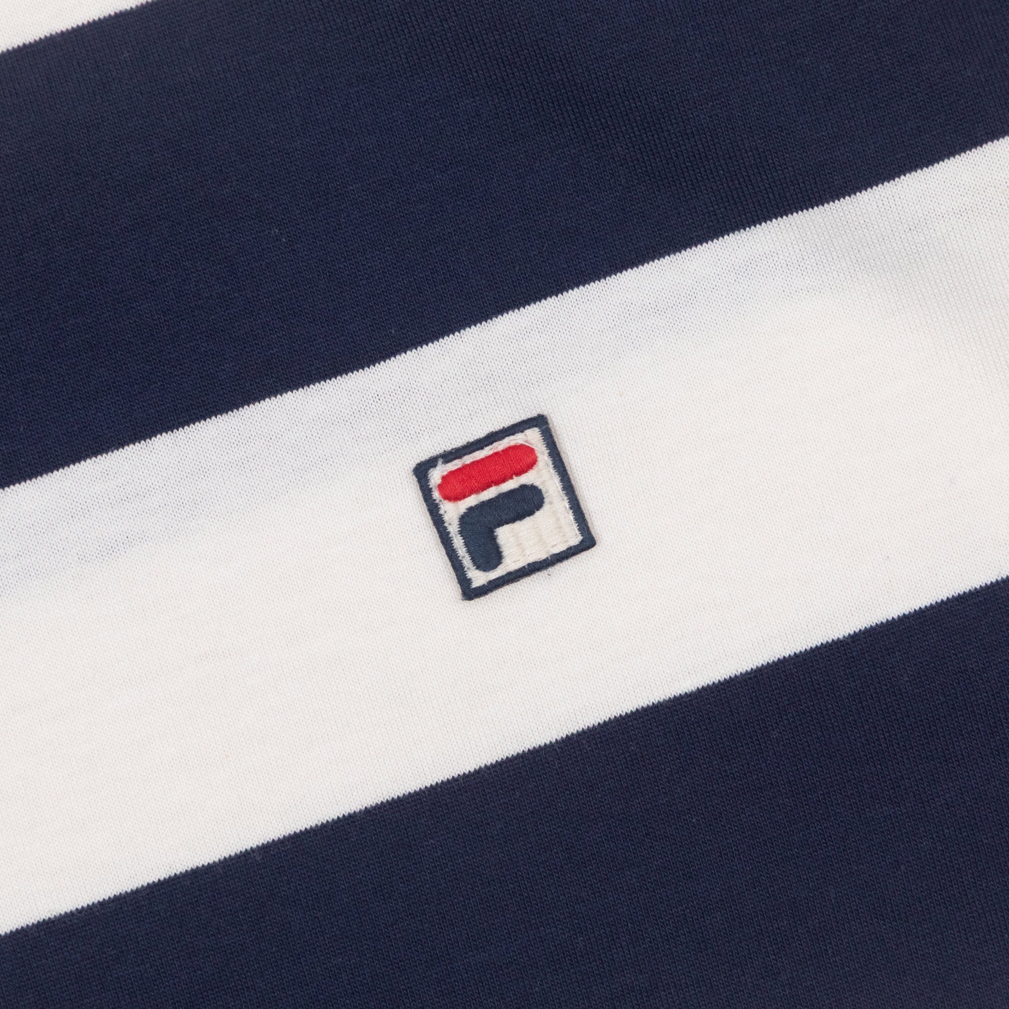Womens FILA Genoa Boxy Cropped Tee in NAVY