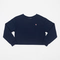 Womens FILA Sestri Wide Crew Neck Sweatshirt in NAVY