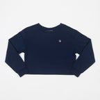 Womens FILA Sestri Wide Crew Neck Sweatshirt in NAVY