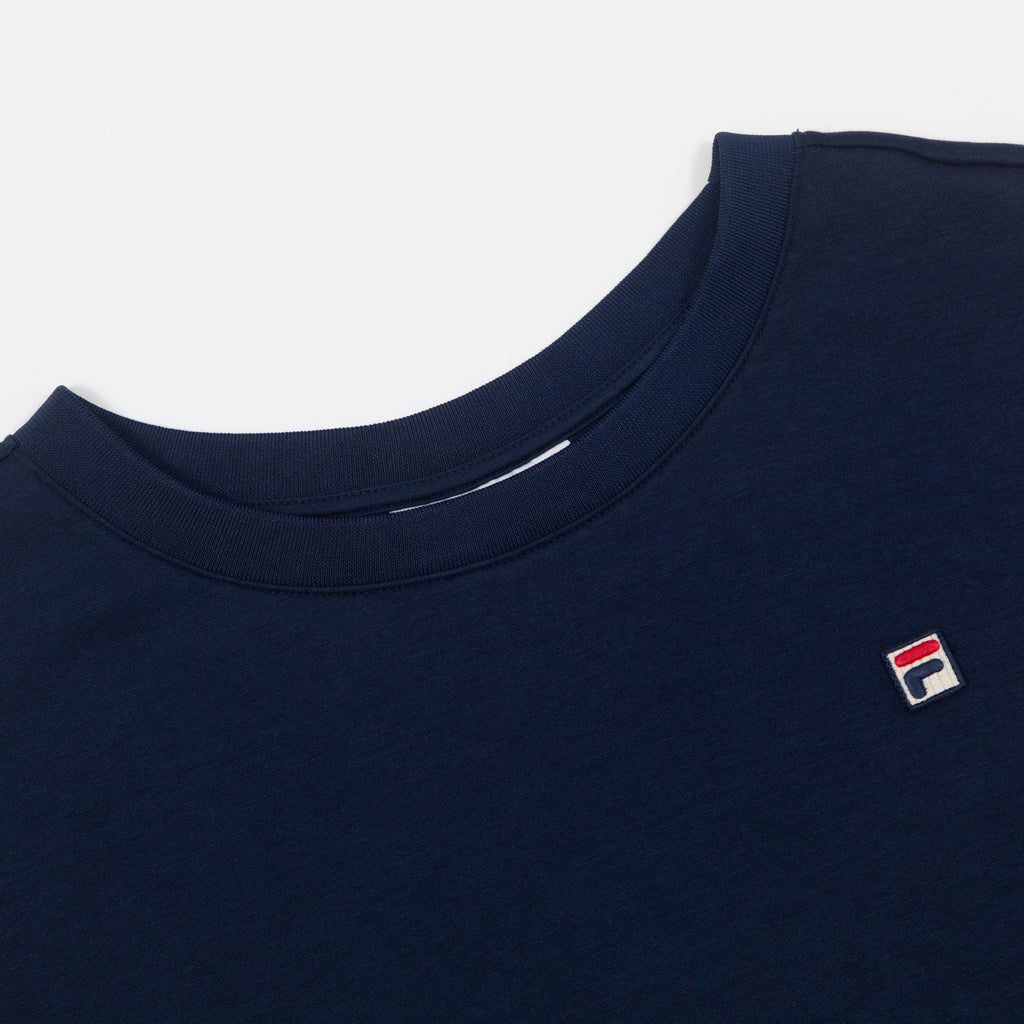 Womens FILA Sestri Wide Crew Neck Sweatshirt in NAVY