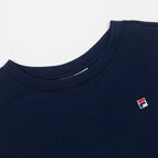 Womens FILA Sestri Wide Crew Neck Sweatshirt in NAVY