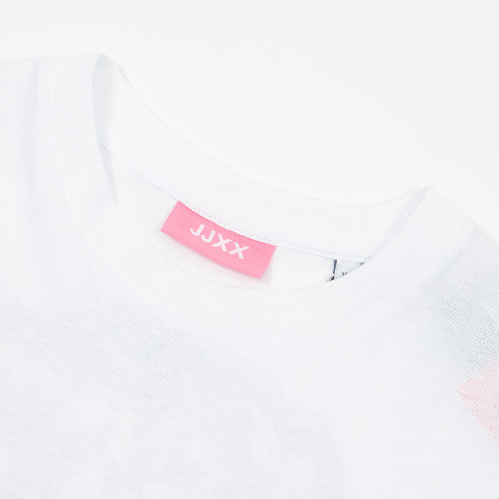 Womens JJXX Manarola Loose T-shirt in WHITE