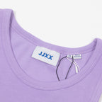 Womens JJXX Fallon Ribbed Vest Top in PURPLE
