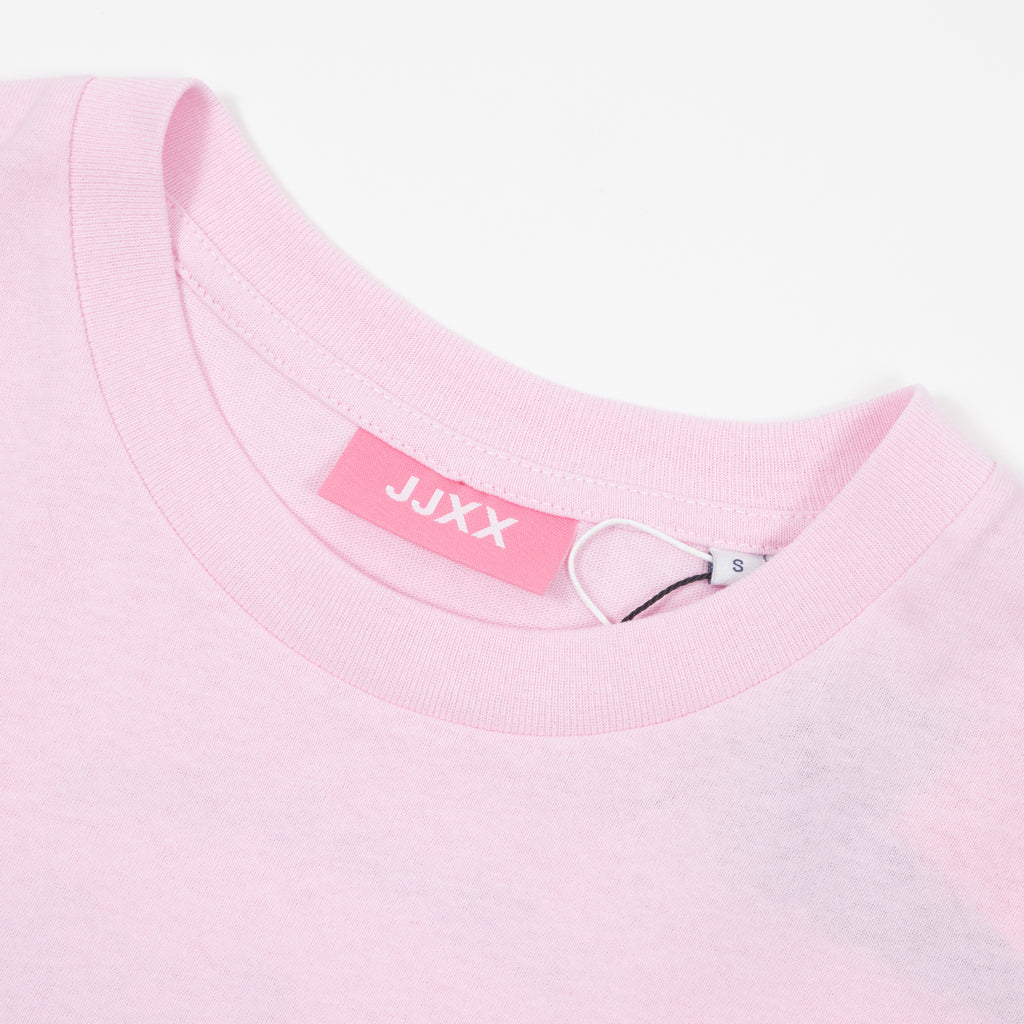 Womens JJXX Welcome to Spain Ibiza T-Shirt in PINK