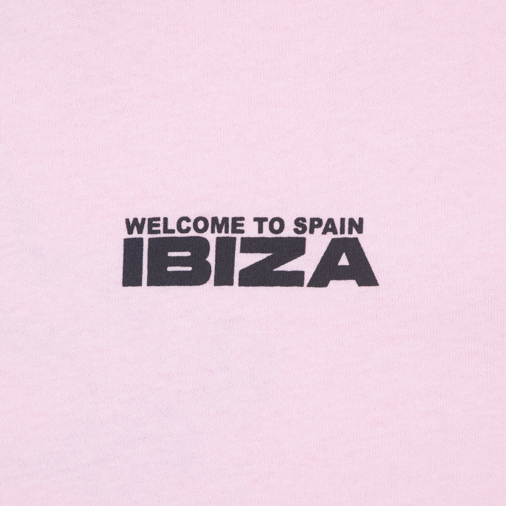 Womens JJXX Welcome to Spain Ibiza T-Shirt in PINK