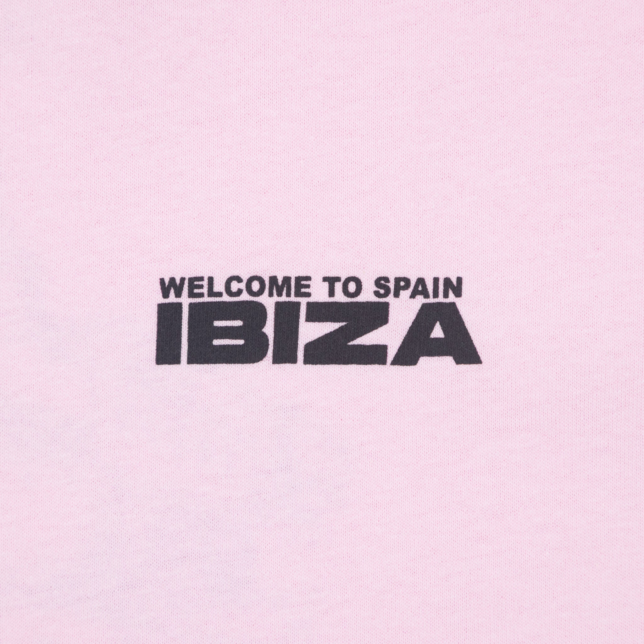 Womens JJXX Welcome to Spain Ibiza T-Shirt in PINK