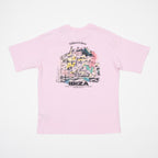 Womens JJXX Welcome to Spain Ibiza T-Shirt in PINK
