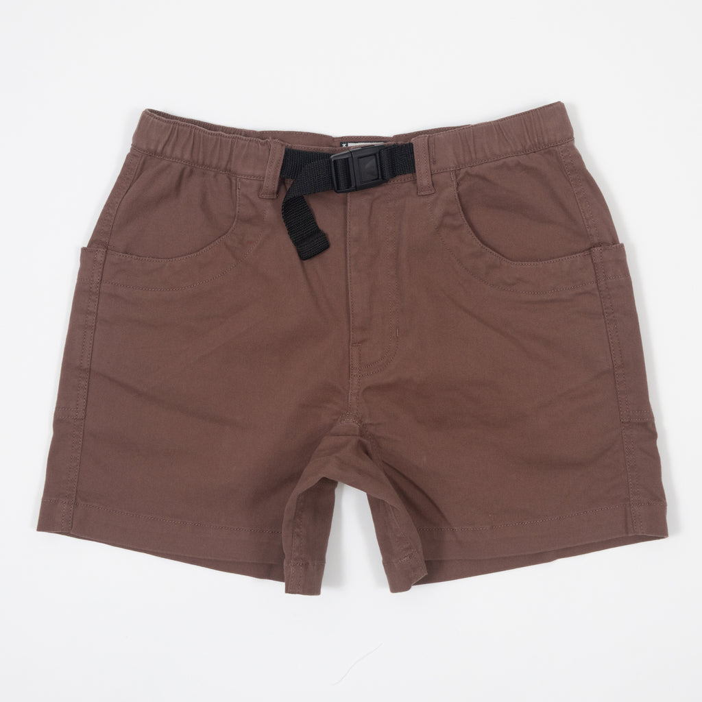 Womens KAVU Chilli Willa Shorts in CHOCOLATE