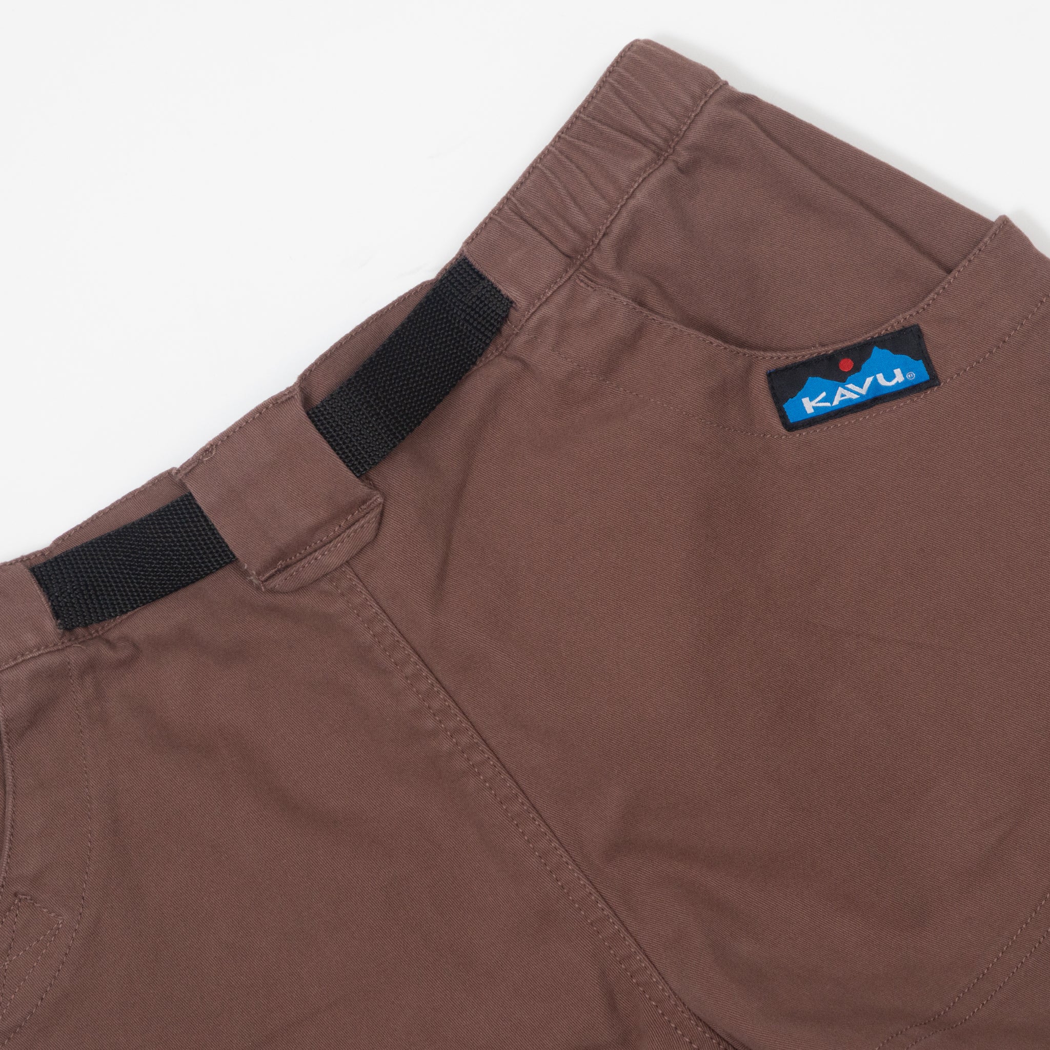 Womens KAVU Chilli Willa Shorts in CHOCOLATE