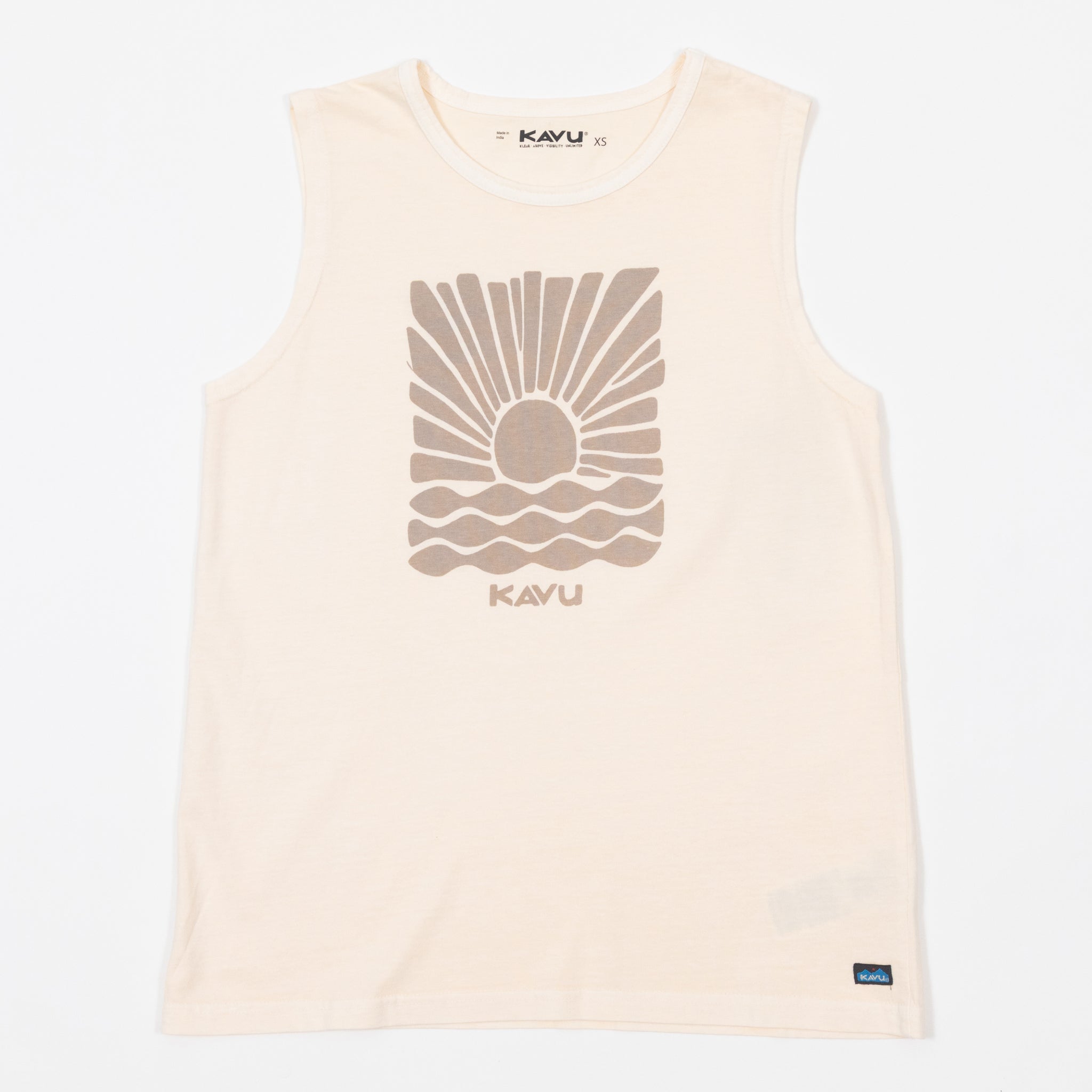 Womens KAVU Summertown Tank Top in SOAPNUT