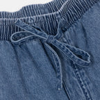 Womens NOISY MAY Enza Mid Waist Wide Leg Pant in BLUE DENIM