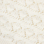 Womens Noisy May Laika Tie Knit Top in OFF WHITE