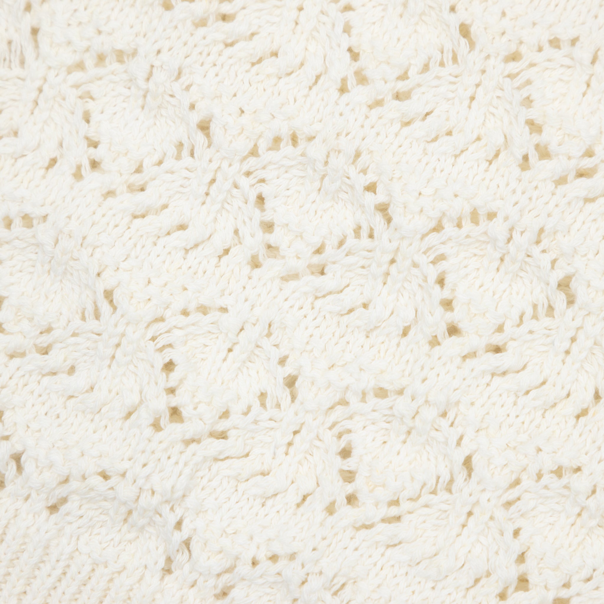Womens Noisy May Laika Tie Knit Top in OFF WHITE