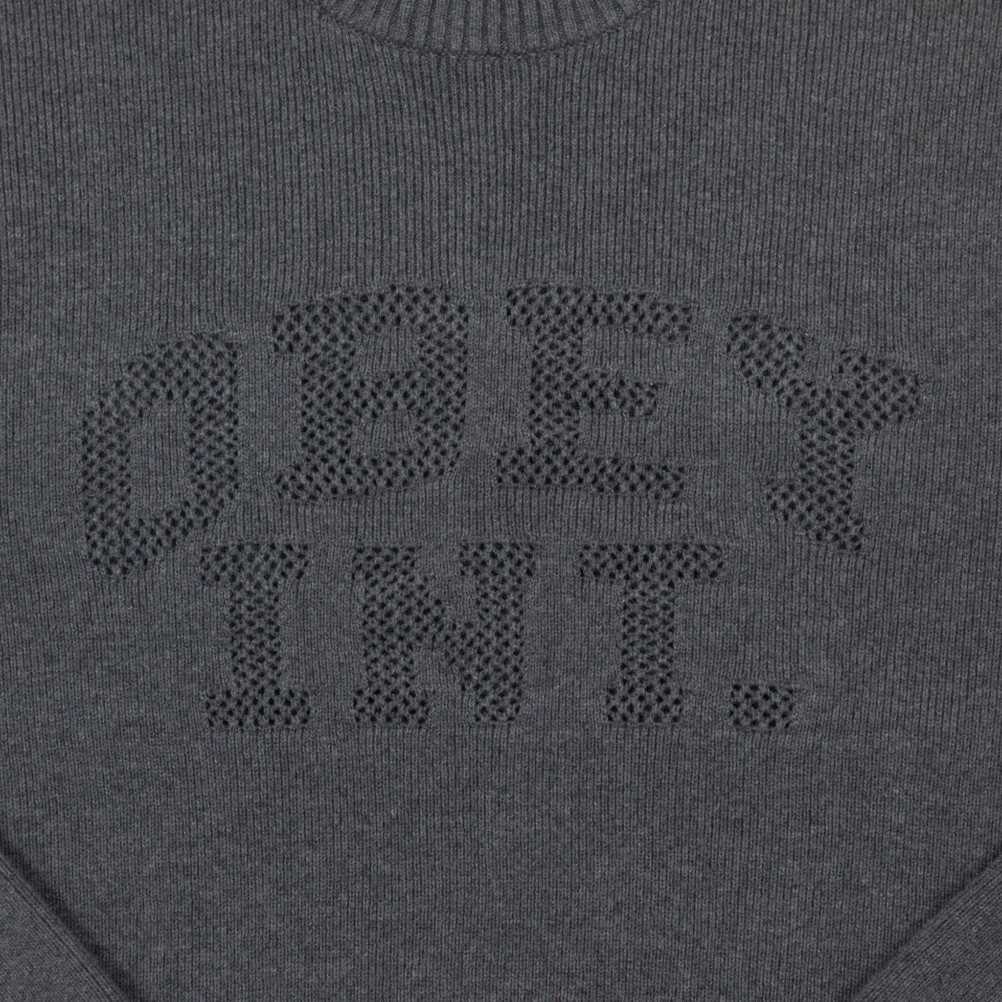 Womens OBEY League Crew Sweater in HEATHER GREY