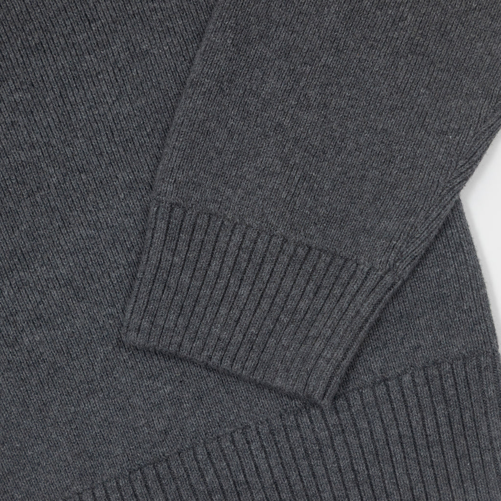 Womens OBEY League Crew Sweater in HEATHER GREY