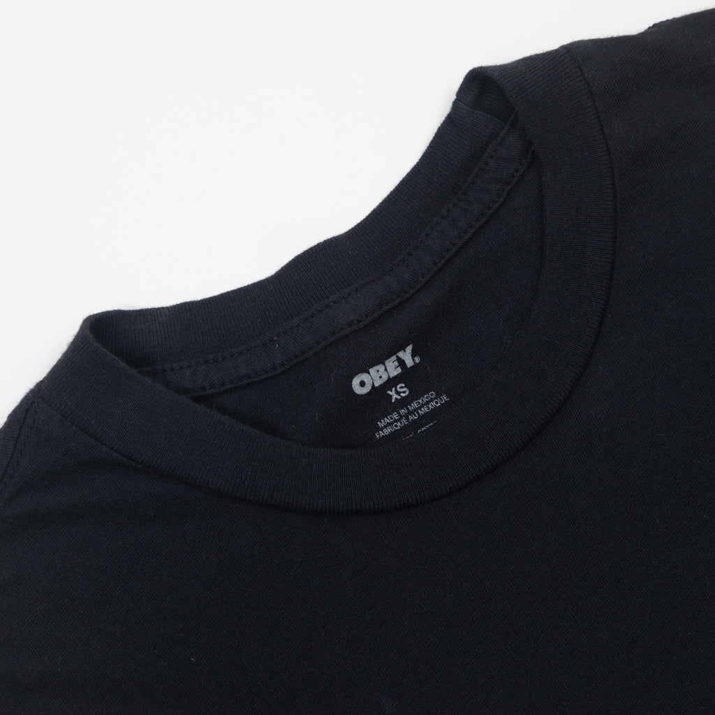 Womens OBEY Speed T-Shirt in DIGITAL BLACK