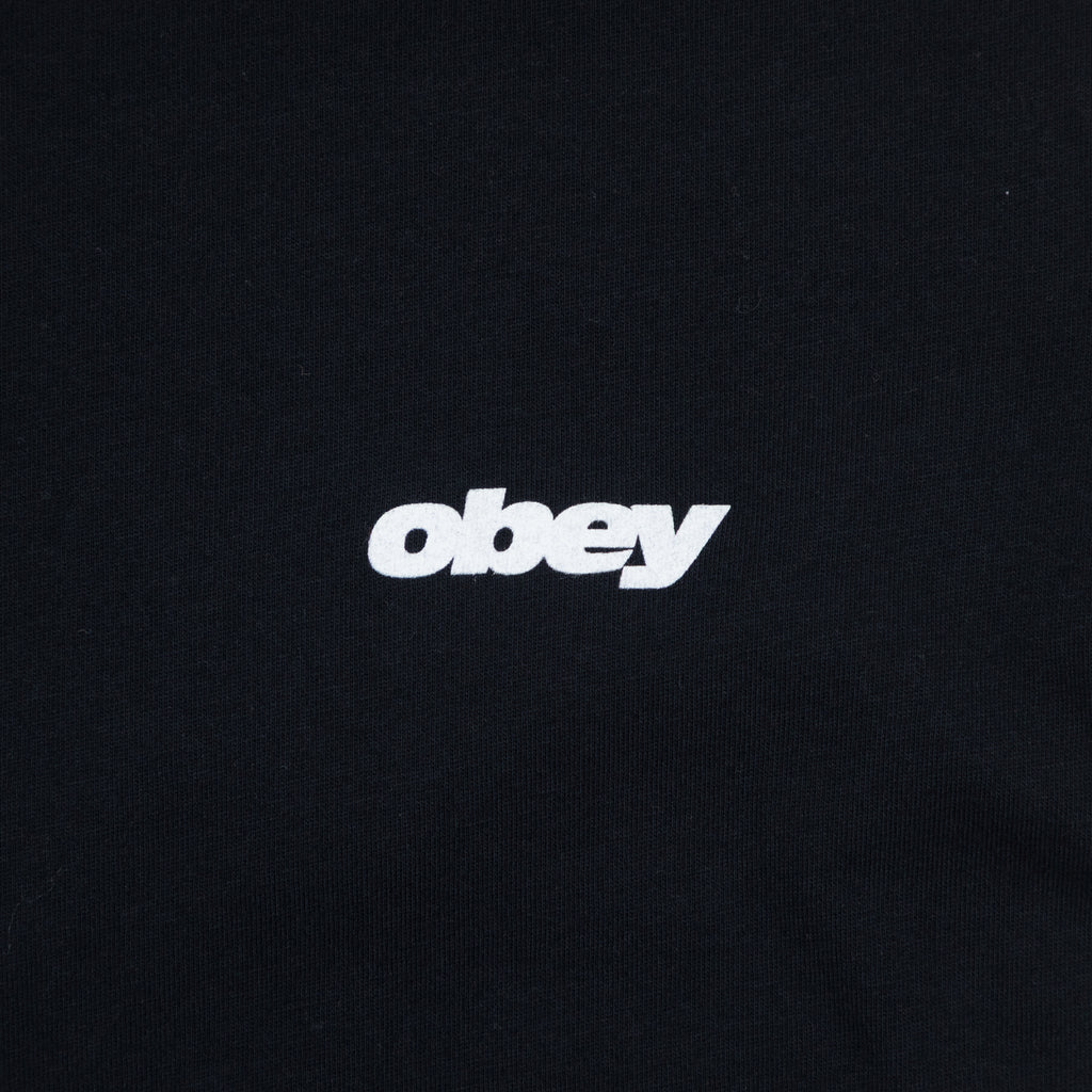 Womens OBEY Speed T-Shirt in DIGITAL BLACK