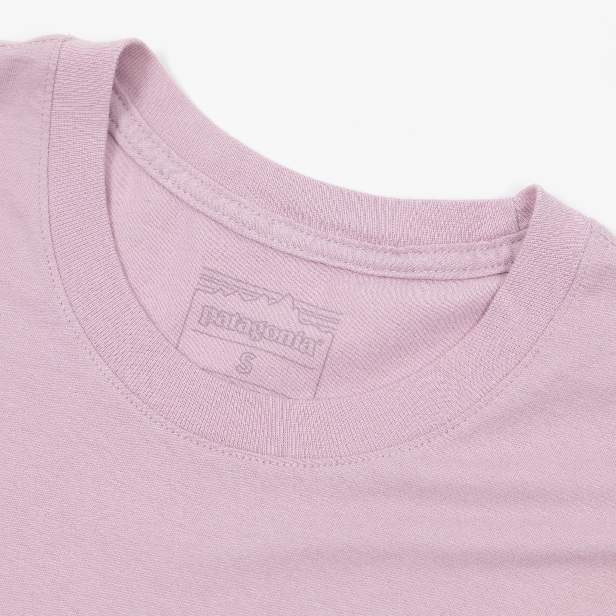 Womens PATAGONIA '95 Oval Logo Oversized T-Shirt in QUIET VIOLET