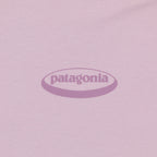 Womens PATAGONIA '95 Oval Logo Oversized T-Shirt in QUIET VIOLET