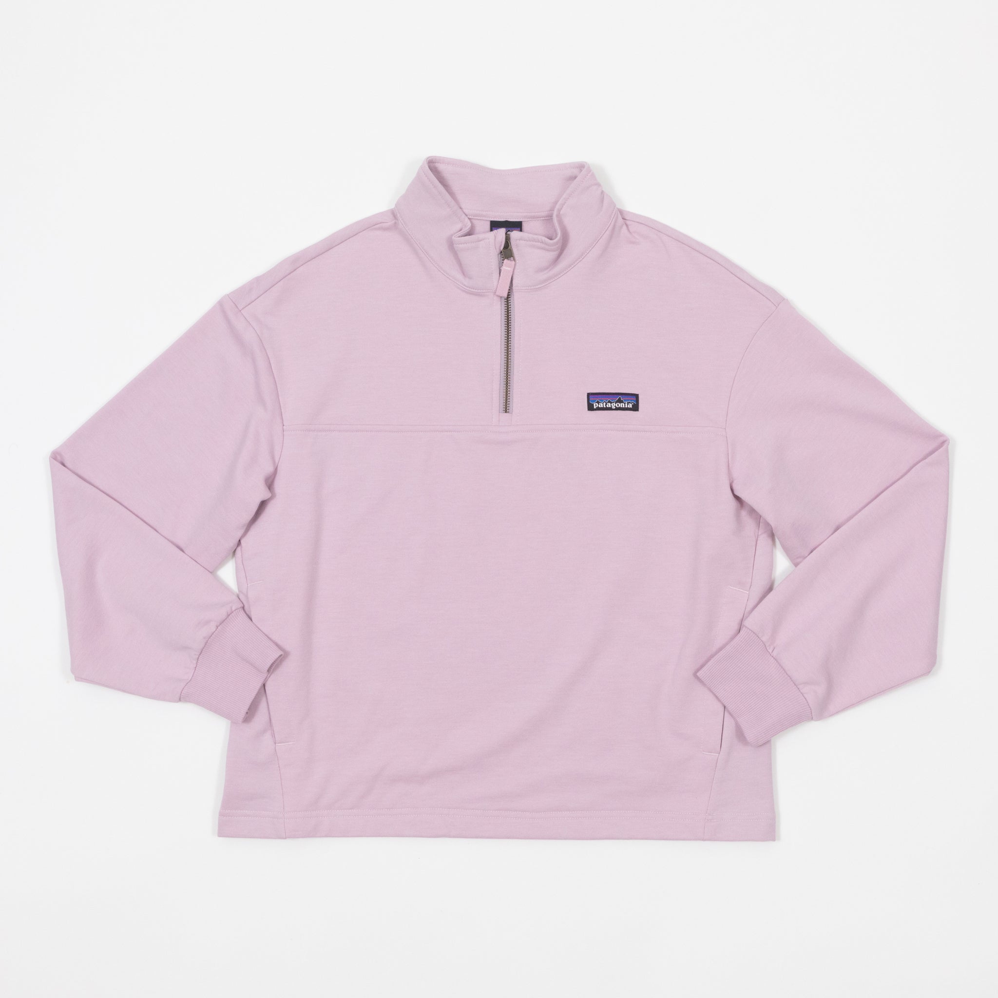Womens PATAGONIA Ahnya Zipped Pullover in QUIET VIOLET