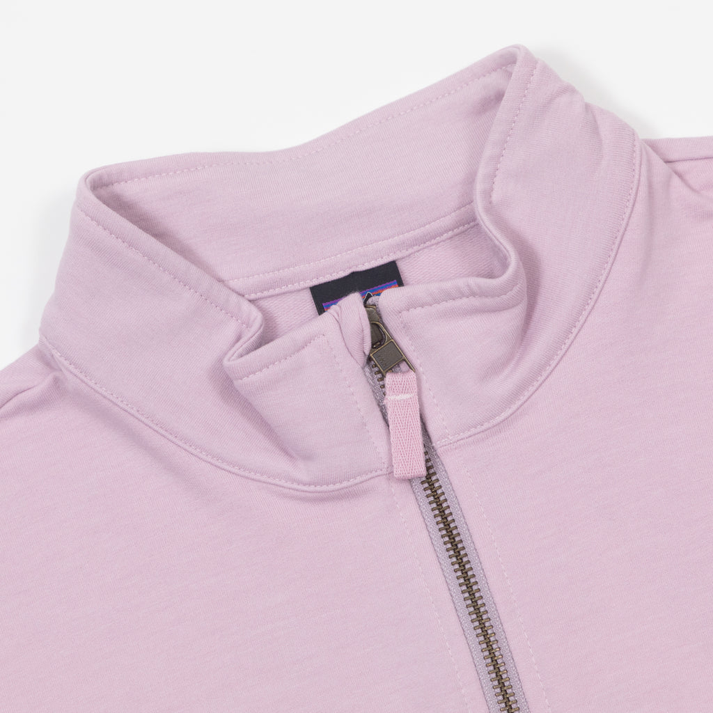 Womens PATAGONIA Ahnya Zipped Pullover in QUIET VIOLET