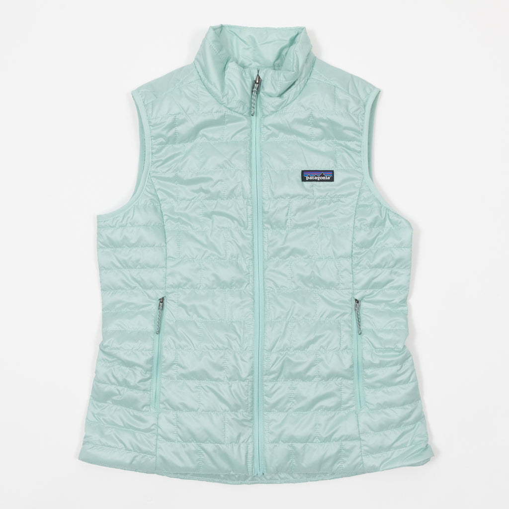 Womens PATAGONIA Nano Puff Vest in THIN ICE