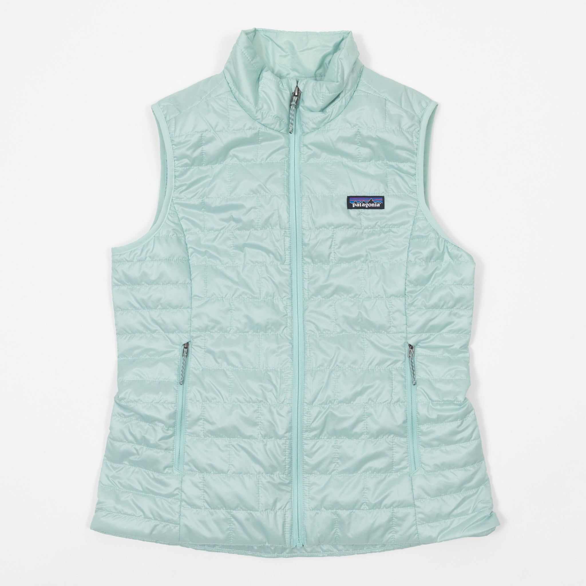 Womens PATAGONIA Nano Puff Vest in THIN ICE