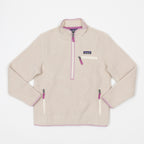 Womens PATAGONIA Retro Pile Marsupial Pullover in DARK NATURAL