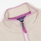 Womens PATAGONIA Retro Pile Marsupial Pullover in DARK NATURAL