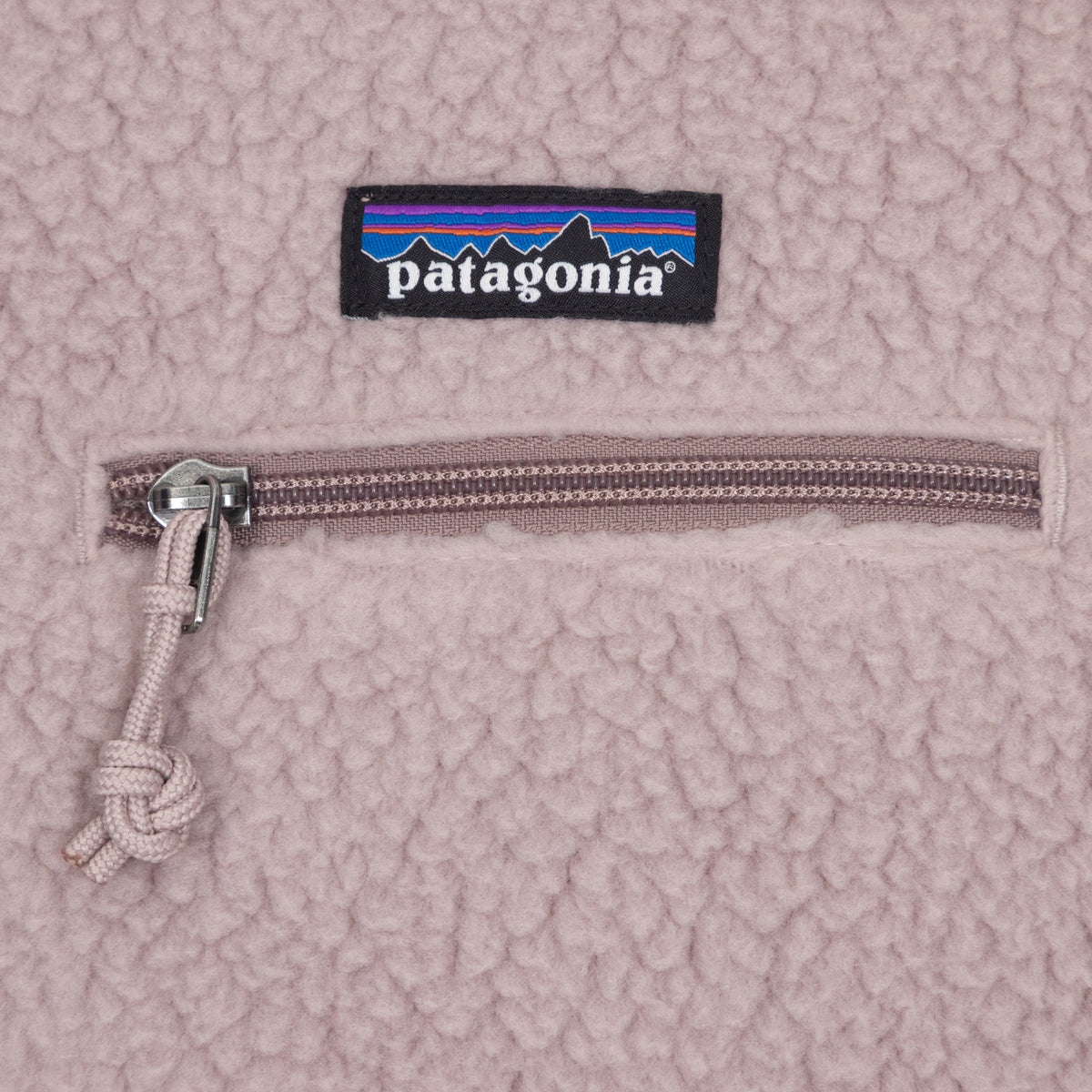 Womens PATAGONIA Retro Pile Marsupial in STINGRAY MAUVE